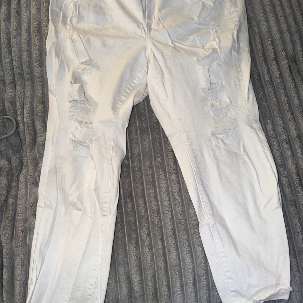 Torrid White Denim Jeans